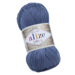 Alize Diva 353 Jeansowy Efekt Jedwabiu (100gr/350mt)
