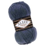 Alize Superlana Klasik 203 Jeansowy (100gr/280mt)