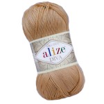 Alize Diva 369 Karmelowy Efekt Jedwabiu (100gr/350mt)