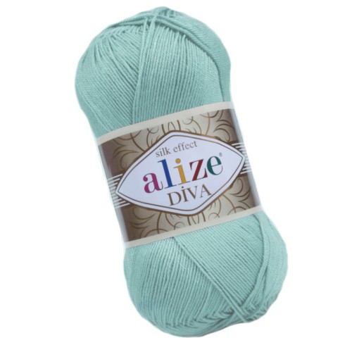 Alize Diva 463 Aqua Efekt Jedwabiu (100gr/350mt)