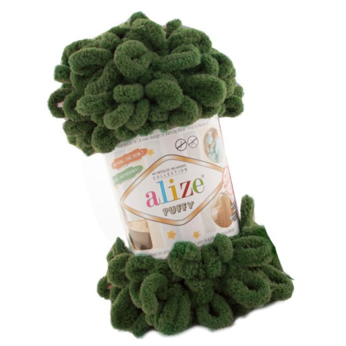 Alize Puffy 620 Ciemny Oliwkowy (100gr/9mt)