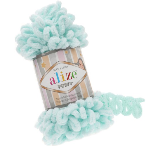 Alize Puffy 15 Jasny Aqua (100gr/9mt)