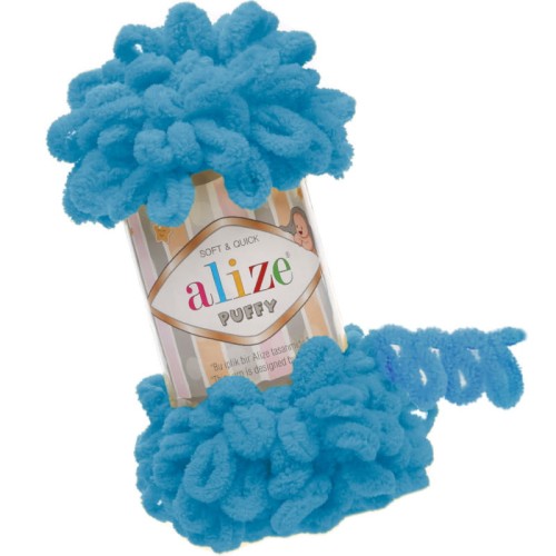 Alize Puffy 16 Turkusowy (100gr/9mt)