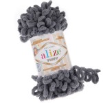 Alize Puffy 87 Ciemny Szary (100gr/9mt)