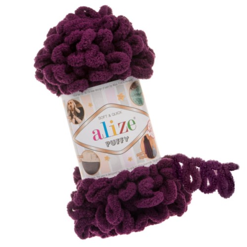 Alize Puffy 111 Śliwkowy (100gr/9mt)