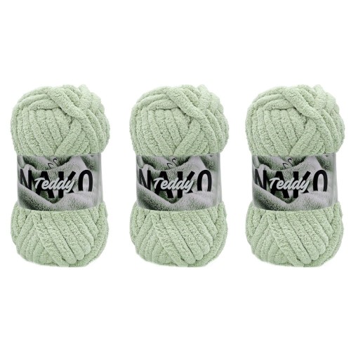 Nako Teddy 14268 Water Green - Pakiet 3 x (200gr/22mt)
