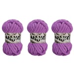 Nako Teddy 14499 Fioletowy - Pakiet 3 x (200gr/22mt)