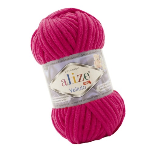 Alize Velluto 798 Poziomkowy (100gr/68mt)