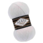 Alize Superlana Klasik 55 Biały (100gr/280mt)