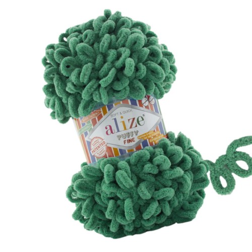 Alize Puffy Fine 532 Zielony (100gr/14,5mt)