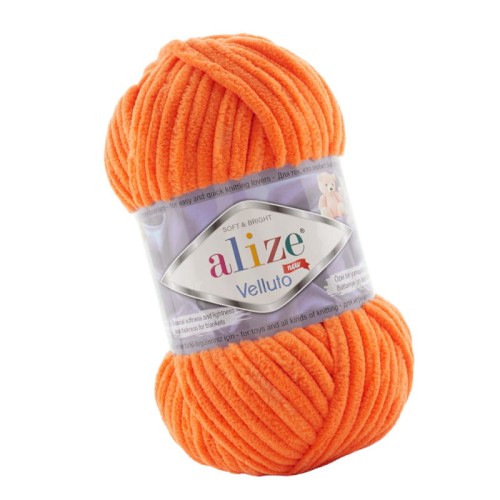 Alize Velluto 550 Pomarańczowy (100gr/68mt)