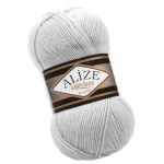 Alize Superlana Klasik 698 Jasny Szary (100gr/280mt)