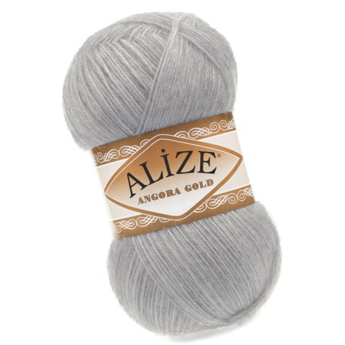 Alize Angora Gold 21 Popielaty (100gr/550mt)