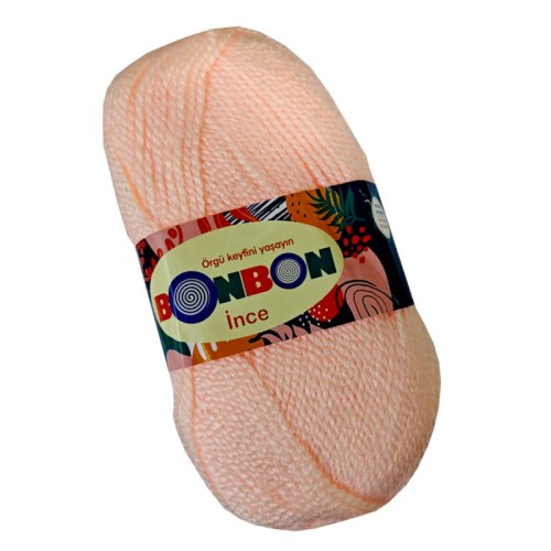 Nako BonBon Ince 98335 Jasny Łososiowy (100gr/300mt)
