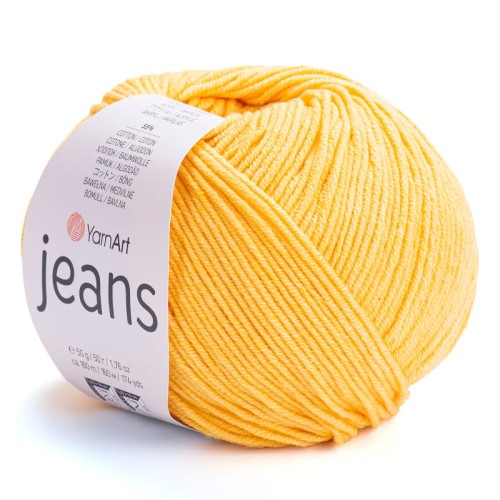 YarnArt Jeans 35 Żółty (50gr/160mt)