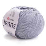 YarnArt Jeans 46 Popielaty (50gr/160mt)