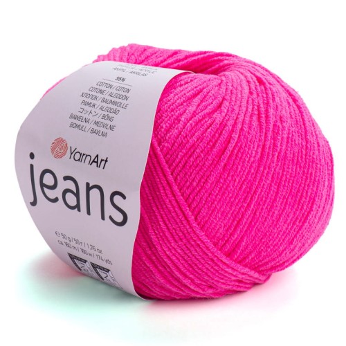 YarnArt Jeans 59 Fuksja (50gr/160mt)