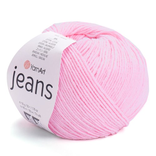 YarnArt Jeans 74 Jasny Różowy (50gr/160mt)