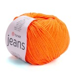YarnArt Jeans 77 Neonowy Pomarańczowy (50gr/160mt)