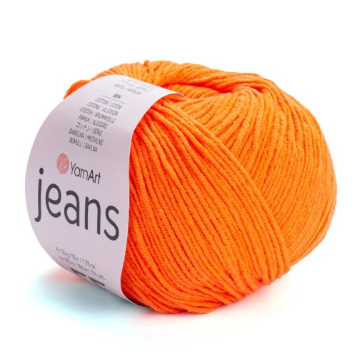 YarnArt Jeans 77 Neonowy Pomarańczowy (50gr/160mt)