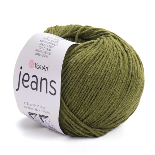 YarnArt Jeans 82 Ciemny Zielony (50gr/160mt)