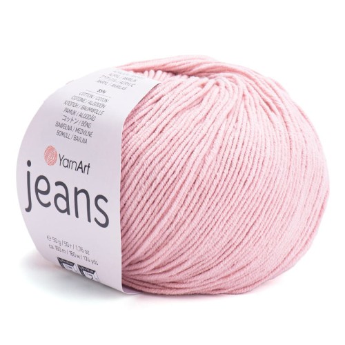 YarnArt Jeans 83 Pudrowy (50gr/160mt)