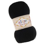 Alize Baby Best 60 Czarny (100gr/240mt)